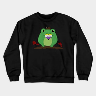 Pronoun Frog They He Nonbinary Crewneck Sweatshirt